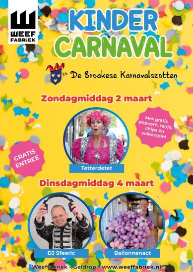 Kindercarnaval met Tetterdetet